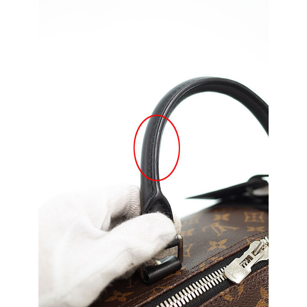 Louis Vuitton Monogram Macassar Keepall Bandouliere Travel Boston Bag - Picture 8 of 9